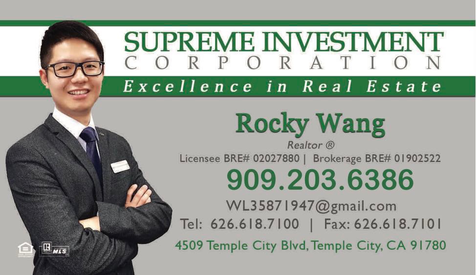 Rocky Wang - Real Estate Professional
